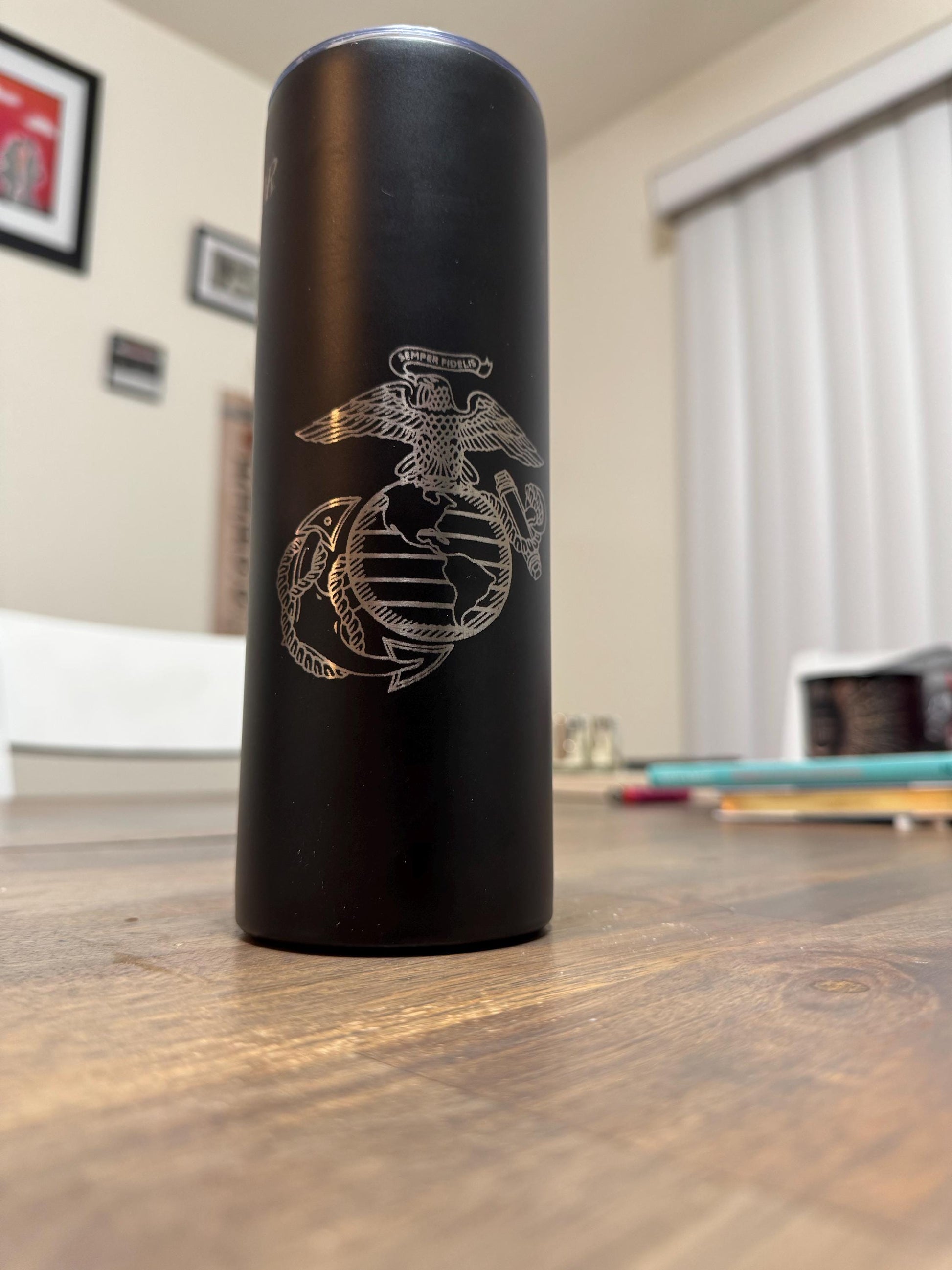 Custom laser engraved Tumbler