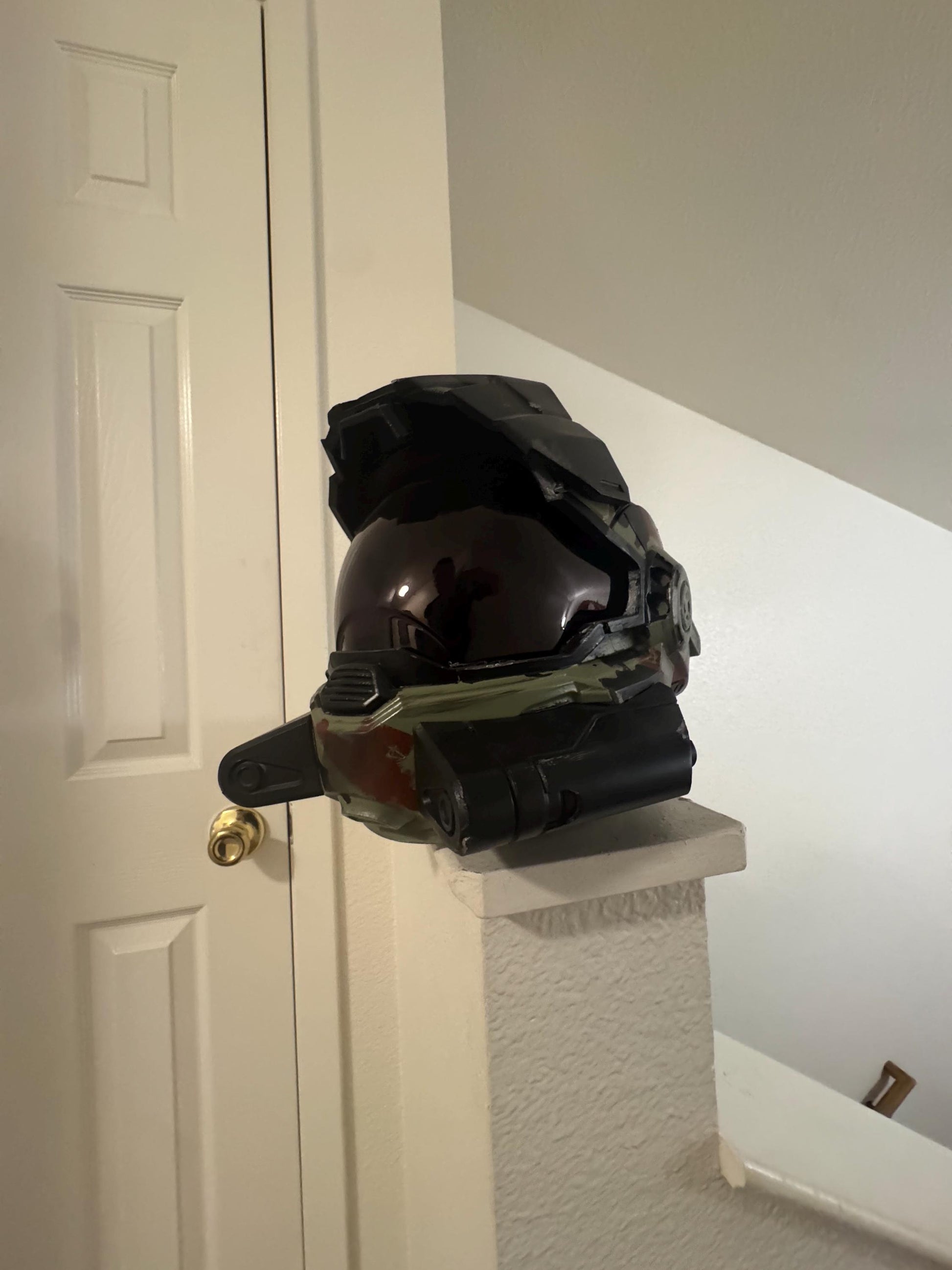 Halo Reach Security Helmet | 3D Printed Spartan Armor | Custom Paint, Visor Colors & Magnetic Backing | Cosplay Prop / Display Helmet