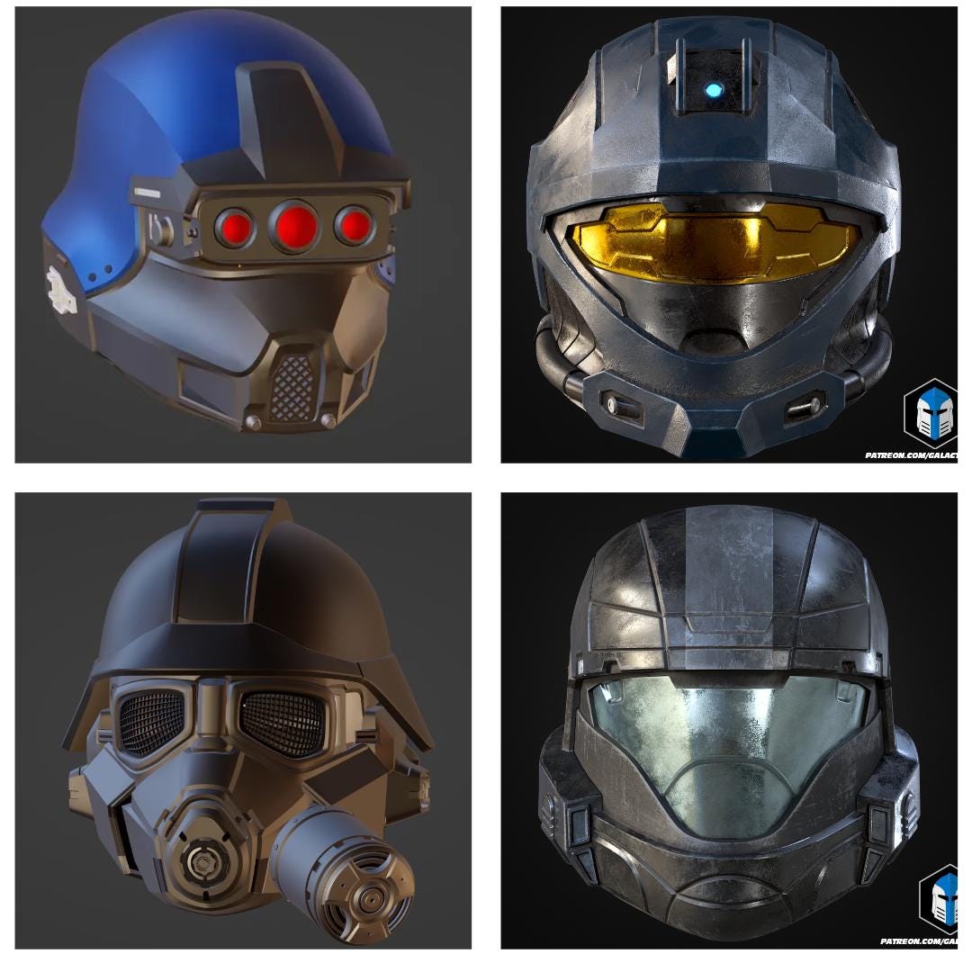 Custom Personalized Helldiver Helmets